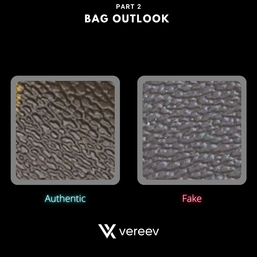 Louis Vuitton Speedy 30 real and fake Monogram canvas grain