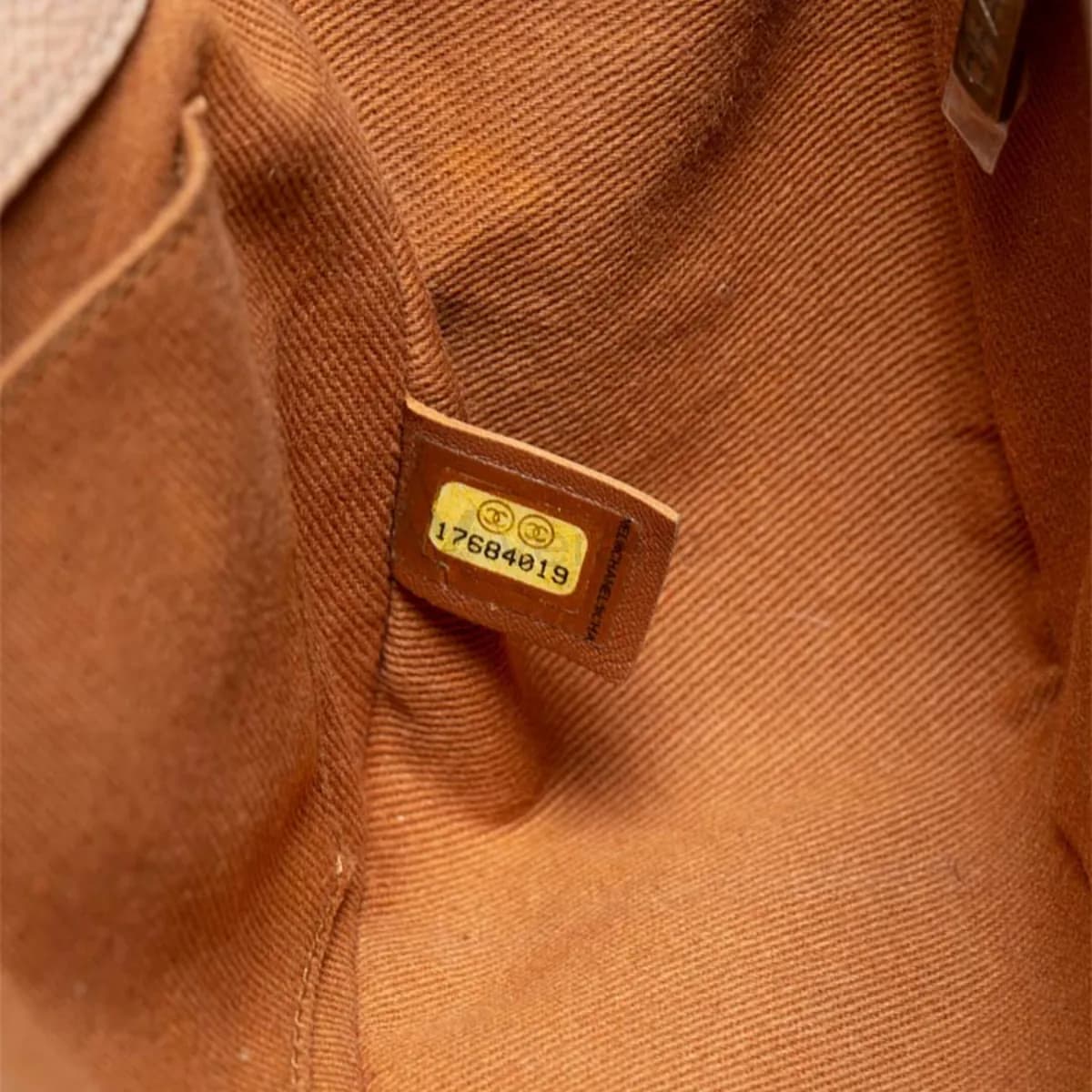 Sample photo 5, Tag or Stamp: the serial number sticker inside the bag
