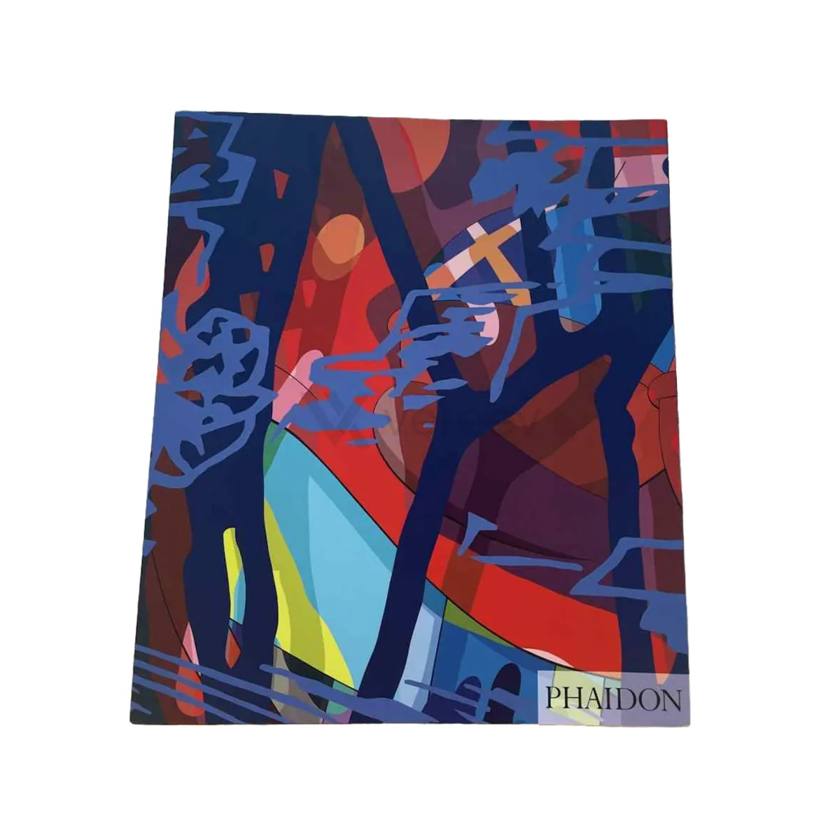 Sample photo 2, Cover Detail: the colorful artwork on the other cover, with the Phaidon logo