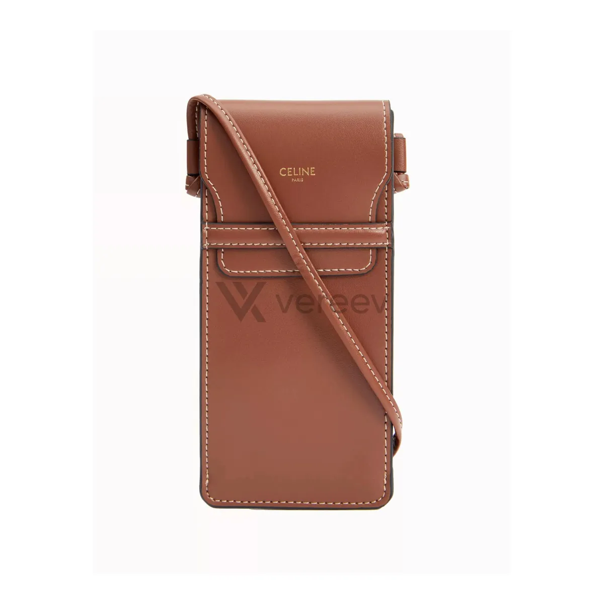 Sample photo 7, Packaging: a brown leather Celine glasses case with a strap