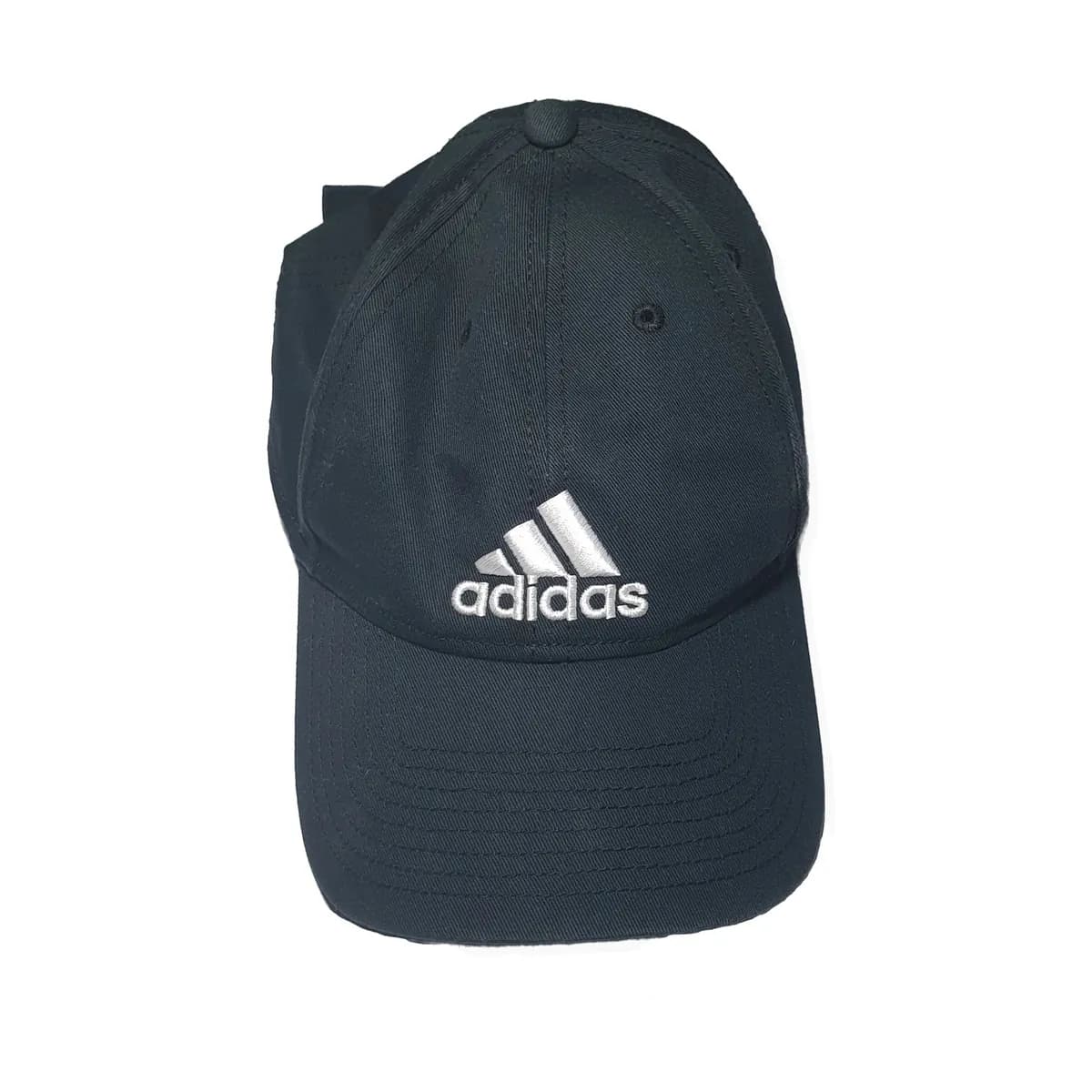 Sample photo 1, Full View: a black adidas cap from the front