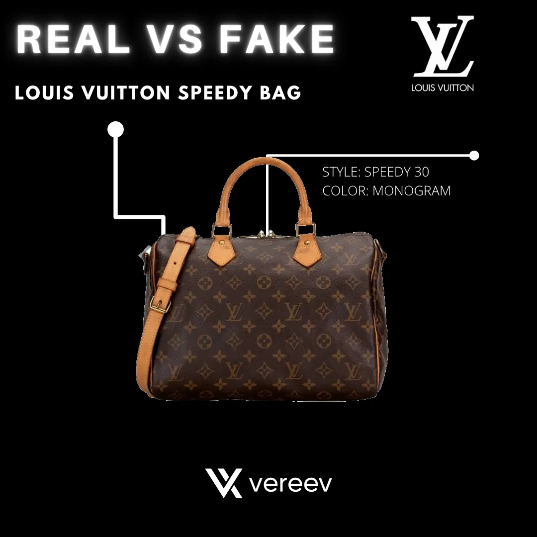 Louis Vuitton Speedy 30 Monogram Real vs Fake cover