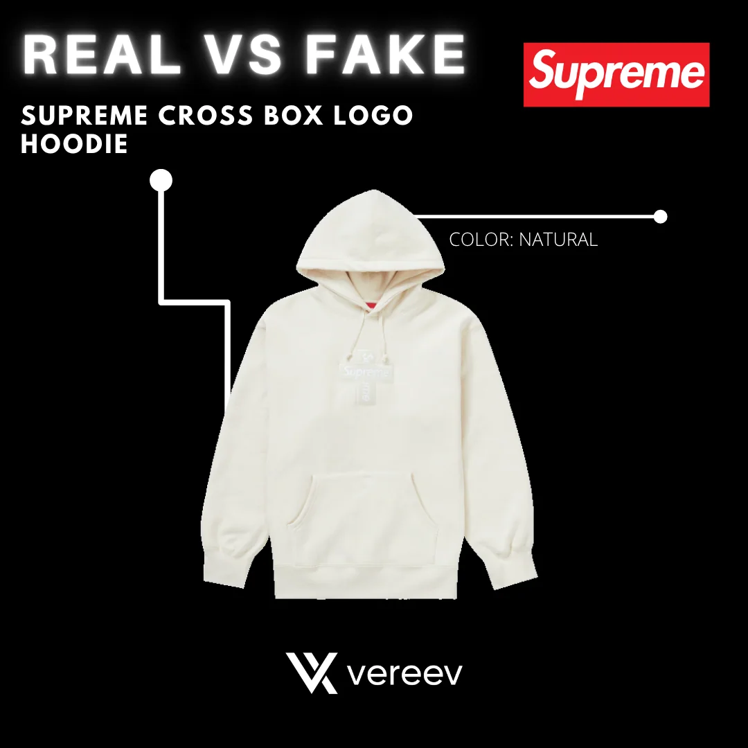 Supreme Cross Box Logo Hoodie Real vs Fake guide