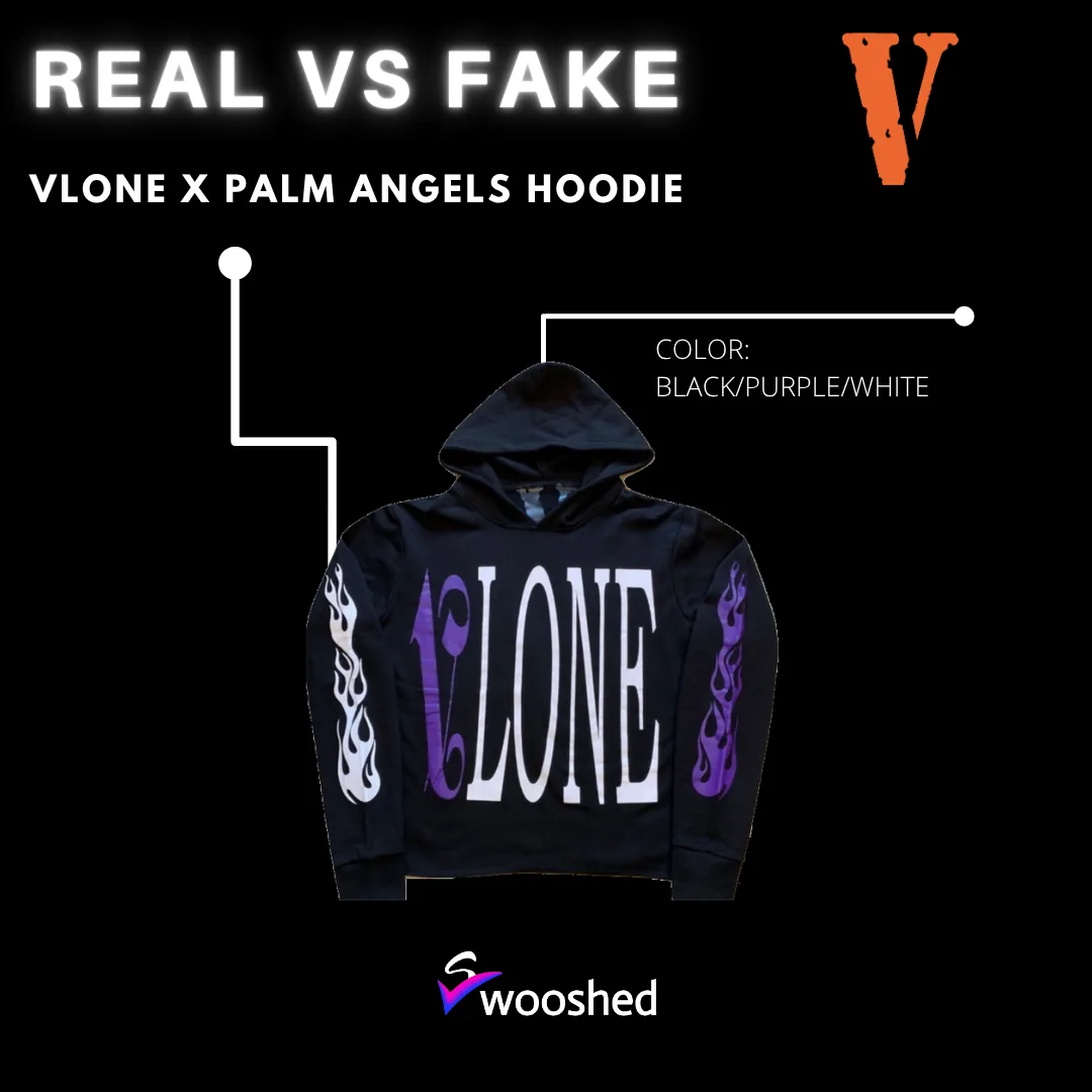 Real vs Fake Vlone x Palm Angels Hoodie cover image